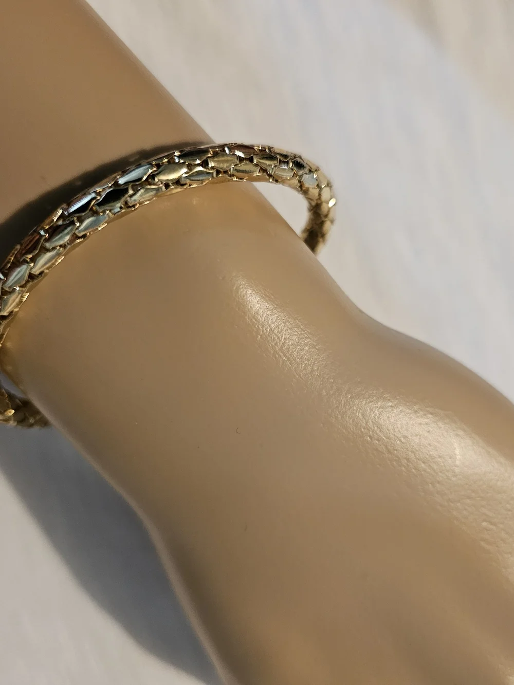 Classic Silver-Tone Braided Bangle Bracelet - Women Jewelry